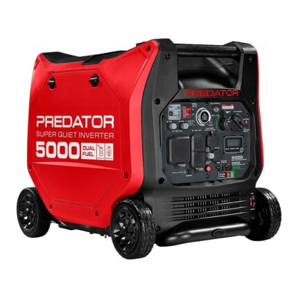 Predator 5000W Dual-Fuel Quiet Inverter Generator with Remote Start